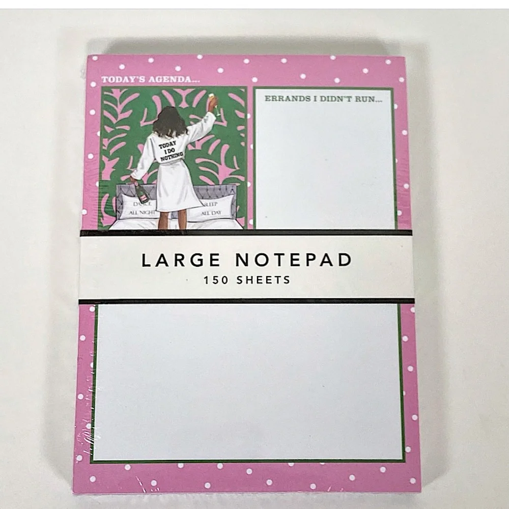 TODAY’S AGENDA Plant Decor Notepad